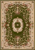 Cumpara ieftin Covor Model Lotos, 15002-310, Marime 60 x 110, cm, Verde, Crem, Inaltime Fir 8, mm, Antialergic, Polipropilena, Living, Dormitor, Sufragerie, Birou