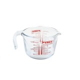 Cana gradata pentru masurare Pyrex 264B, sticla, transparent, 1 litru