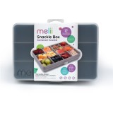 Melii Snackle Box cutie pentru gustare Grey 1368 ml