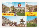 RF21 -Carte Postala- Bucuresti, Piata Universitatii, circulata 1983