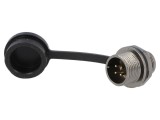 Conector circular tată 4 pini IP67, 5A, 200V - ST12