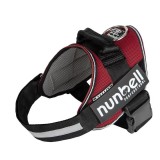 Ham reglabil pentru caini Nunbell, poliester si aliaj durabil, respirabil, 40&ndash;70 kg, 82&ndash;115 cm, XXL, rosu
