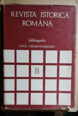 REVISTA ISTORICA ROMANA - PAUL CERNOVODEANU foto