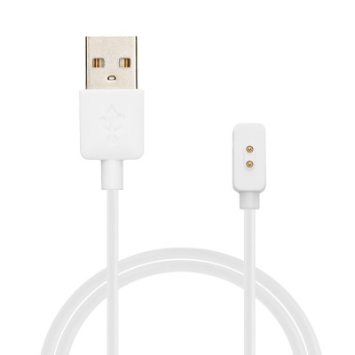 Cablu alimentare USB Kwmobile pentru Xiaomi Mi Band 8 Pro/Smart Band 8 Pro/Redmi Watch 3 Active, Alb, Plastic, KWM000024ZG002C foto