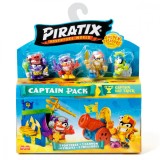 Set 4 figurine, Piratix, Golden Treasure, Captain Hat Trick