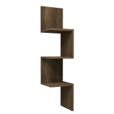 Cumpara ieftin Raft de colt Suspendat Insta Walnut 25x25x105.5 cm