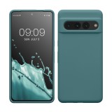 Husa kwmobile pentru Google Pixel 7 Pro, Silicon, Verde, 59452.207, Carcasa