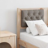 vidaXL Tăblie cap Altele Maroniu și taupe 120 cm Lemn masiv de pin 879022
