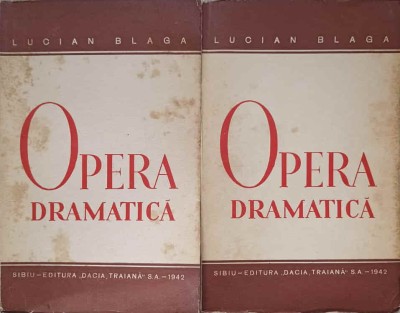 OPERA DRAMATICA VOL.1-2-LUCIAN BLAGA-237140 foto