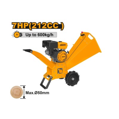 Tocator crengi cu motor benzina 7 cp, 50 mm - Ingco WCS350 foto