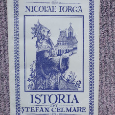 Istoria lui Stefan cel Mare- Nicolae Iorga, 1990 Chisinau, 175 pag, stare fb