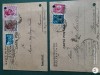 Regalitate Romania ,grup doua carti postale corespondenta circulate,corepondenta financiar -comerciala avocat, Circulata, Printata