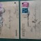 Regalitate Romania ,grup doua carti postale corespondenta circulate,corepondenta financiar -comerciala avocat
