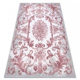 Covor acril USKUP 352 Ornament roz, 200x300 cm, Dreptunghi