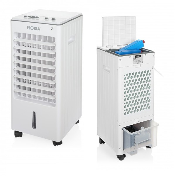 Racitor Aer 2.5l 3 Viteze 2 Recipiente Gheata 65W Zilan Floria ZLN1108