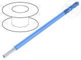 Cablu HookUp Wire litat Cu 22AWG PTFE albastru 600V 305m - Cablu electric litat albastru 22AWG 305m