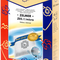 Sac aspirator Zelmer 1010, sintetic, 4X saci + 1 filtru, K&M