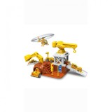 Set de joaca parcare Santier constructii cu plansa traseu din plastic inclusa,+3 ani