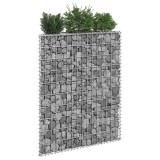 VidaXL Strat &icirc;nălțat gabion trapez, 80x20x100 cm, oțel galvanizat