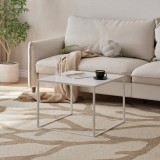 Masuta cafea Solund 60x60x45cm alb mat [en.casa] HausGarden Leisure, [en.casa]