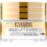 Cumpara ieftin Eveline Cosmetics Gold Lift Expert crema de zi si noapte 60+ cu efect de intinerire 50 ml