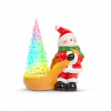 Decor de Crăciun LED RGB - om de zăpadă - 13 x 7 x 15 cm, Family Pound