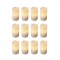 Set 12 Lumanari Aspect Ceara Electrice LED Flacara Mobila Palpaie DMR 10x7.5cm
