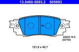 ATE 13.0460-5693.2 set placute frana,frana disc