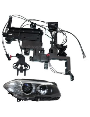 Cablaj far dreapta pentru BMW Seria 5 F10/F11 cu Facelift fara AFS (2014-2017) - 63117343908 / 63117343912 foto