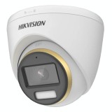 Camera de supraveghere ColorVu, Analogica 2 Megapixeli, Lentila 2.8mm, Lumina Alba 40m, Microfon integrat - HIKVISION DS-2CE72DF3T-FS-2.8mm SafetyGuar