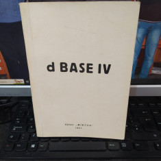 d BASE IV, editura Mirton, Timișoara 1991, 011