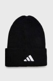 Adidas Performance căciulă Tiro League culoarea negru, din tricot gros HS9765