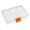 Cutie Organizare 5 Compartimente, Plastic Transparent, 10x13.4x3cm, Oem