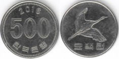 Coreea de Sud 2016 - 500 won, circulata foto