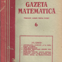 România, Gazeta Matematică, nr. 6/1989