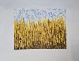 Mario Schifano - Campo di pane, litografia originala