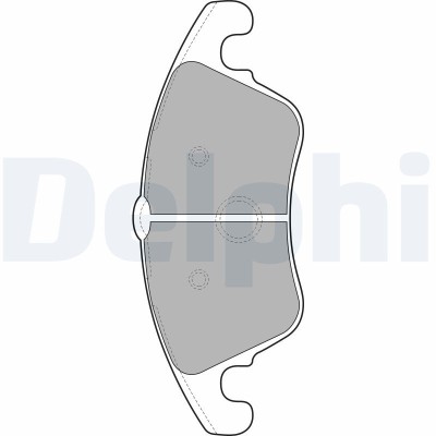 DELPHI LP2099 set placute frana,frana disc foto