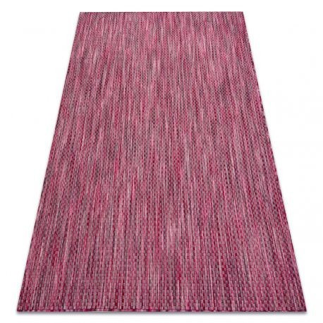 Modern FISY covor SISAL 20774 Pătrate, melanj roz, 200x290 cm