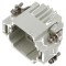 Conector HDC CDD PIN 24, 10A, inserturi de contact tată