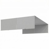 Outsunny 2 Bucăți Husă de Schimb pentru Pergolă, Protecție UV, Ușor de Montat, pentru Pergolă 3x3 m, Gri | Aosom Romania