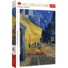 PUZZLE TREFL 1000 ART COLLECTION VINCENT VAN GOGH TERASA CAFENEA NOAPTEA foto