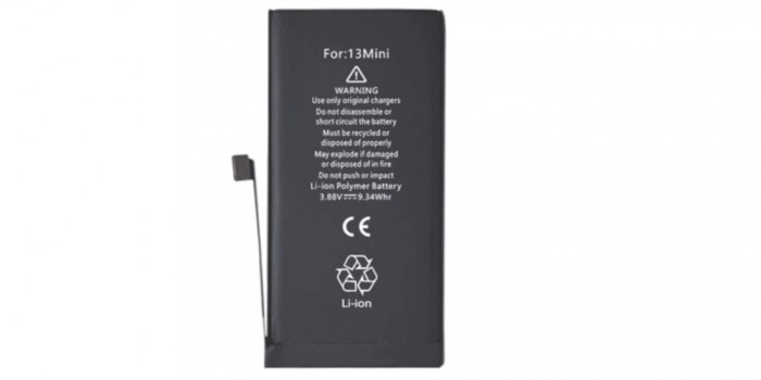 Acumulator pentru Apple Iphone 13 Mini, cu adeziv baterie, 2406 mAh