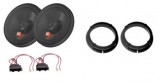 Pachet Difuzoare Auto JBL Stage2624 VW, Seat, Audi: Boxe 16.5cm, Inele Adaptoare, Conectori - Golf, Passat, Leon, Fabia, Polo