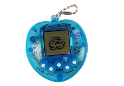 Joc pentru copii electronic tamagotchi in forma de inimioara, albastru, Lean 4007 foto
