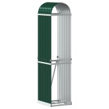 Cumpara ieftin Suport pentru busteni verde 40x45x170 cm otel galvanizat