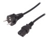 Cablu alimentare Digitus negru 1.2m 10A 250V CEE 7/7 la IEC C13