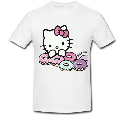 Tricou &amp;quot; Hello Kitty with donuts &amp;quot; foto