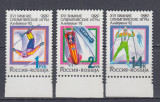 URSS RUSIA 1992 JOCURILE OLIMPICE ALTBERVILLE SERIE MNH, Nestampilat