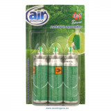 Cumpara ieftin Rezerve Odorizant Spray AIR Nature Wonder, 15 ml, 3 Buc/Set, Rezerve Odorizante Camera, Rezerve Odorizante Casa, Rezerve Odorizant Pulverizator de Cam