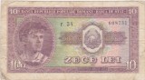 ROMANIA 10 LEI 1952 F